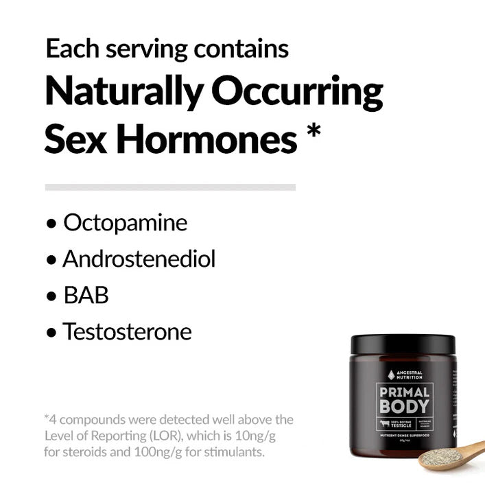 Primal Body - Grass Fed Bovine Testicle