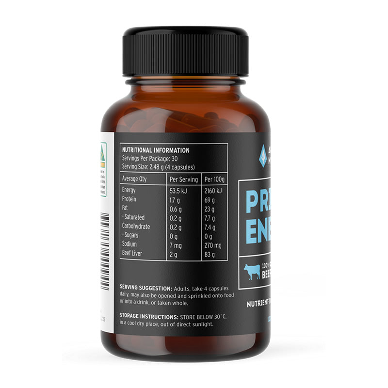 grass fed beef liver capsules