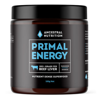 Primal Energy Grass Fed Beef Liver Powder (Box of 6)