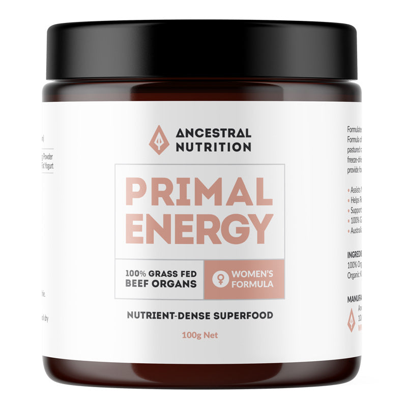 Primal Energy Women - Grass Fed Beef Organ Powder (Box of 6)