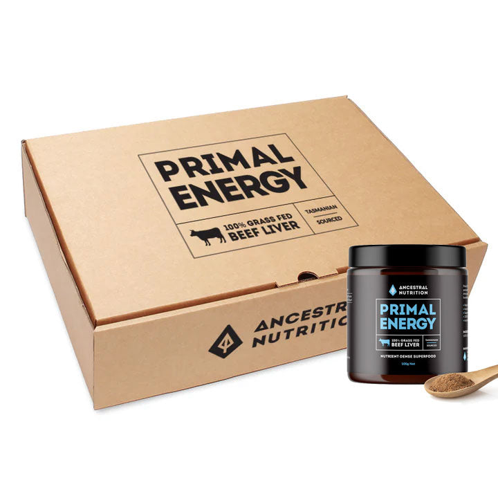 Primal Energy Grass Fed Beef Liver Powder (Box of 6)