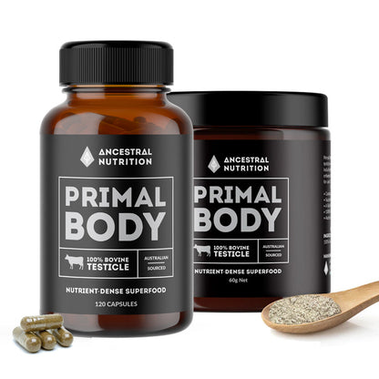 Primal Body - Grass Fed Bovine Testicle